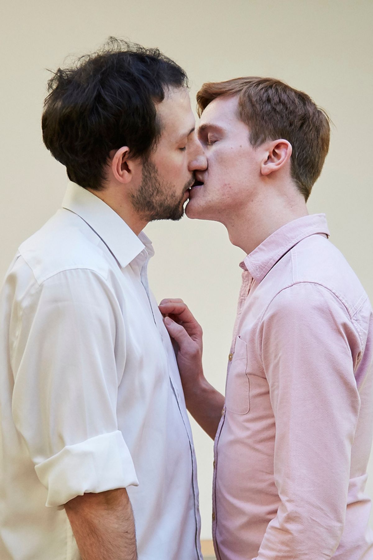 Oliver Mawdsley (Sir Frank Worthington-Blythe) & Matthew Floyd Jones (George Nowodny)  at 